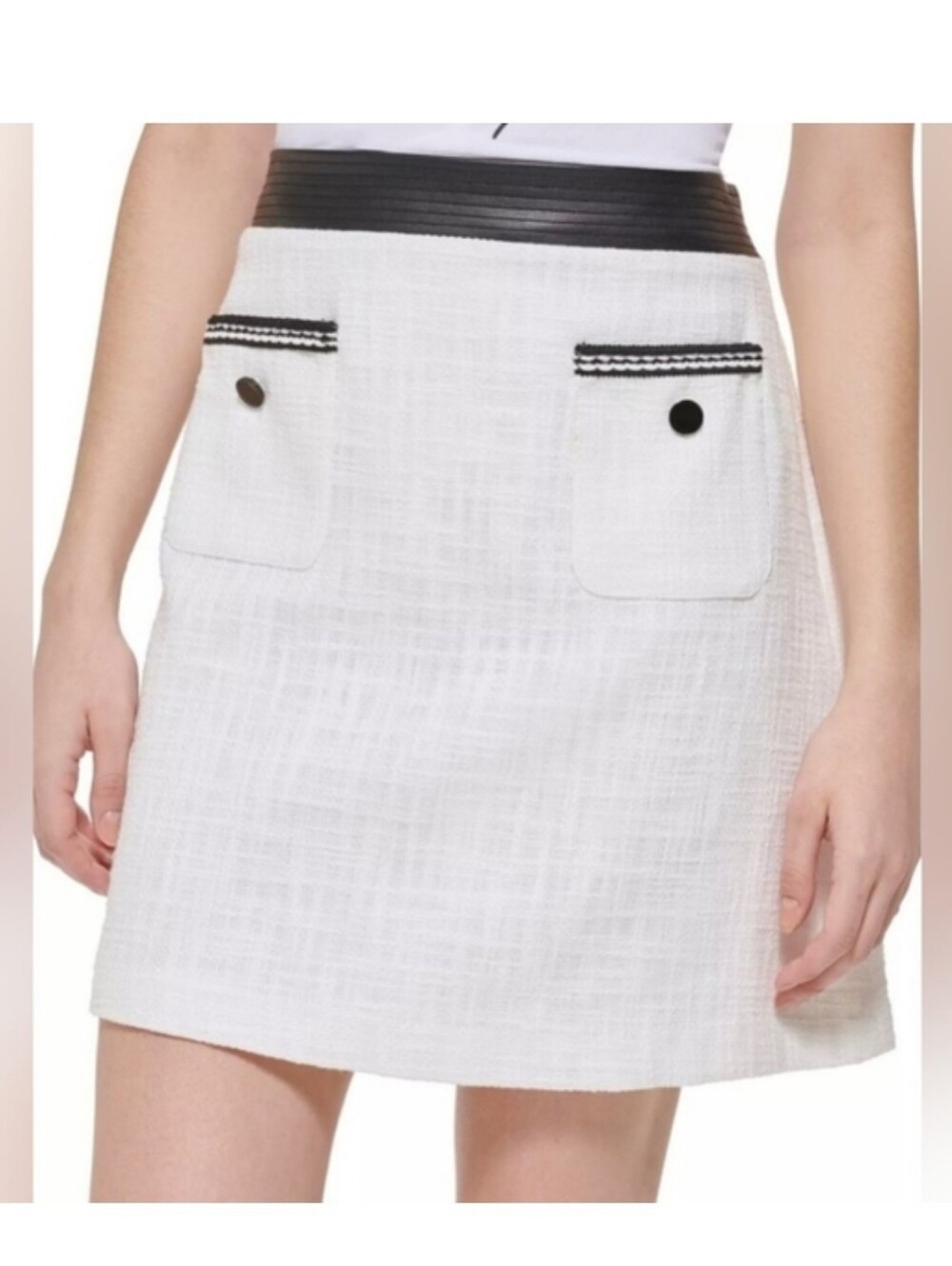 NWT! KARL LAGERFELD PARIS Summer Resort Club Party Women's Formal Mini Skirt 6